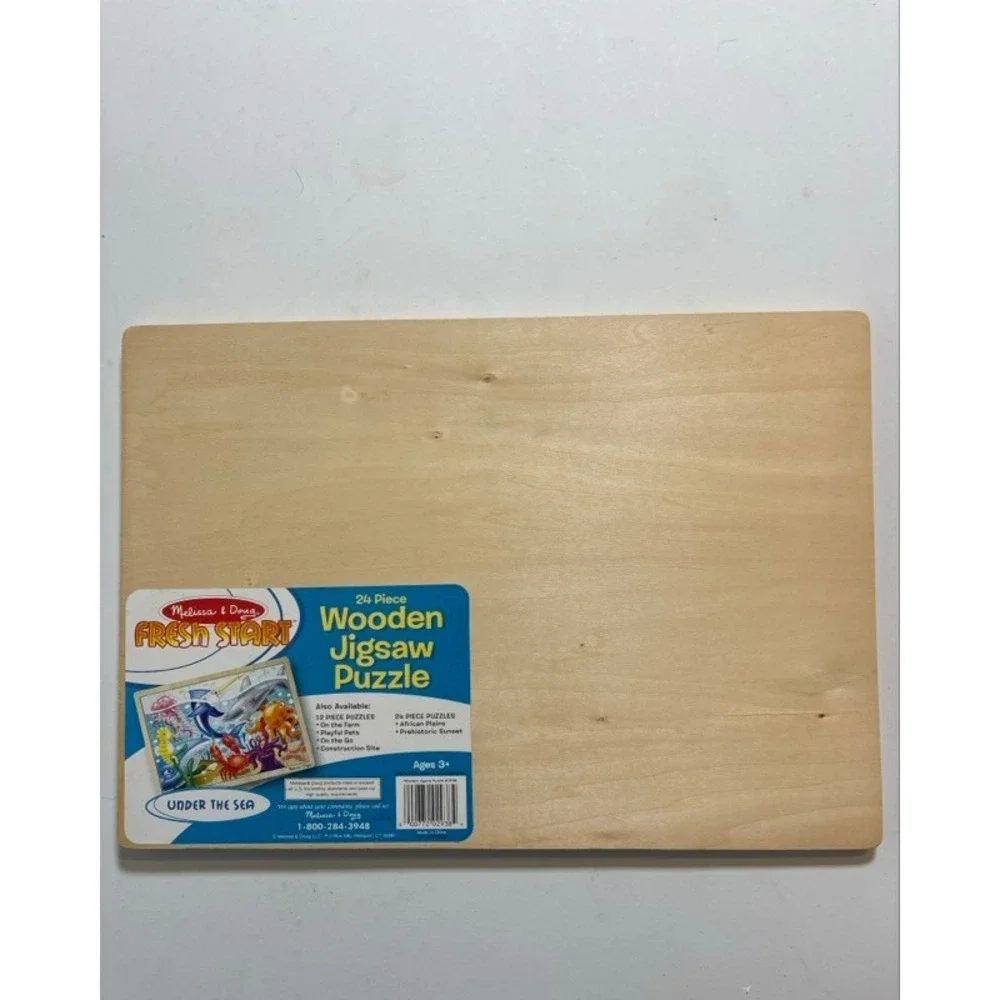 Melissa & Doug Under the Sea‎ 24 Piece Wooden Jigsaw Puzzle 2938 Kids Toy
